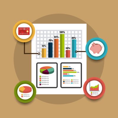 Business growth and money savings statistics
